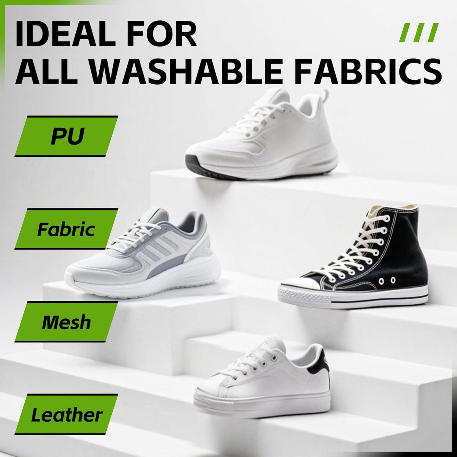 Kit de Limpieza de Zapatos X-SMILE 4 Piezas para Ante y Cuero