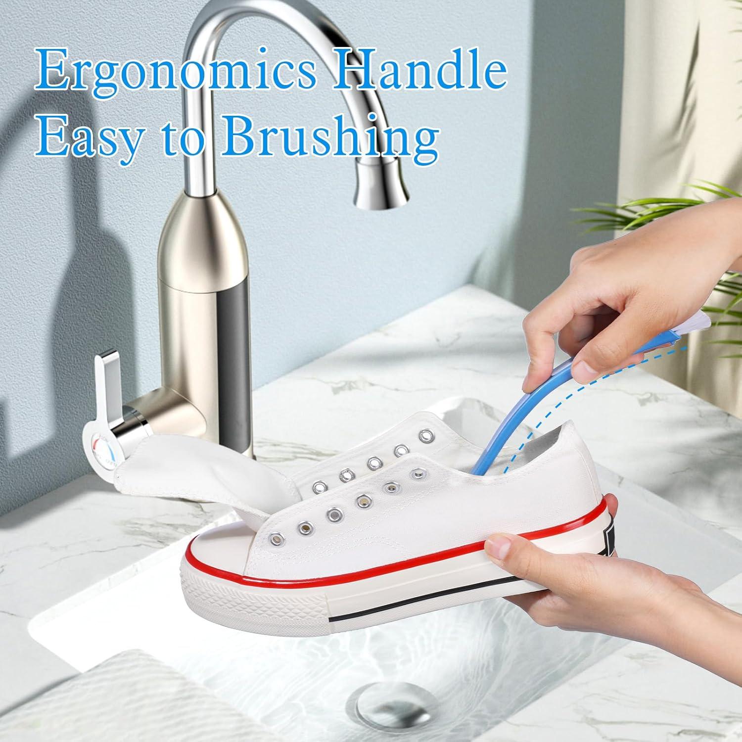 Cepillos de Limpieza de Zapatos ISKYBOB 2 Piezas 25.5cm