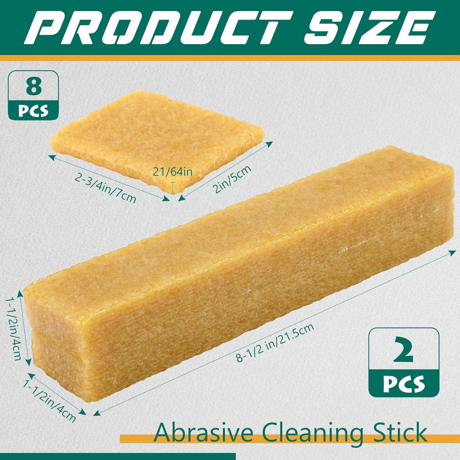Barra de Limpieza Abrasiva Nuanchu 2 Piezas 21.59 cm