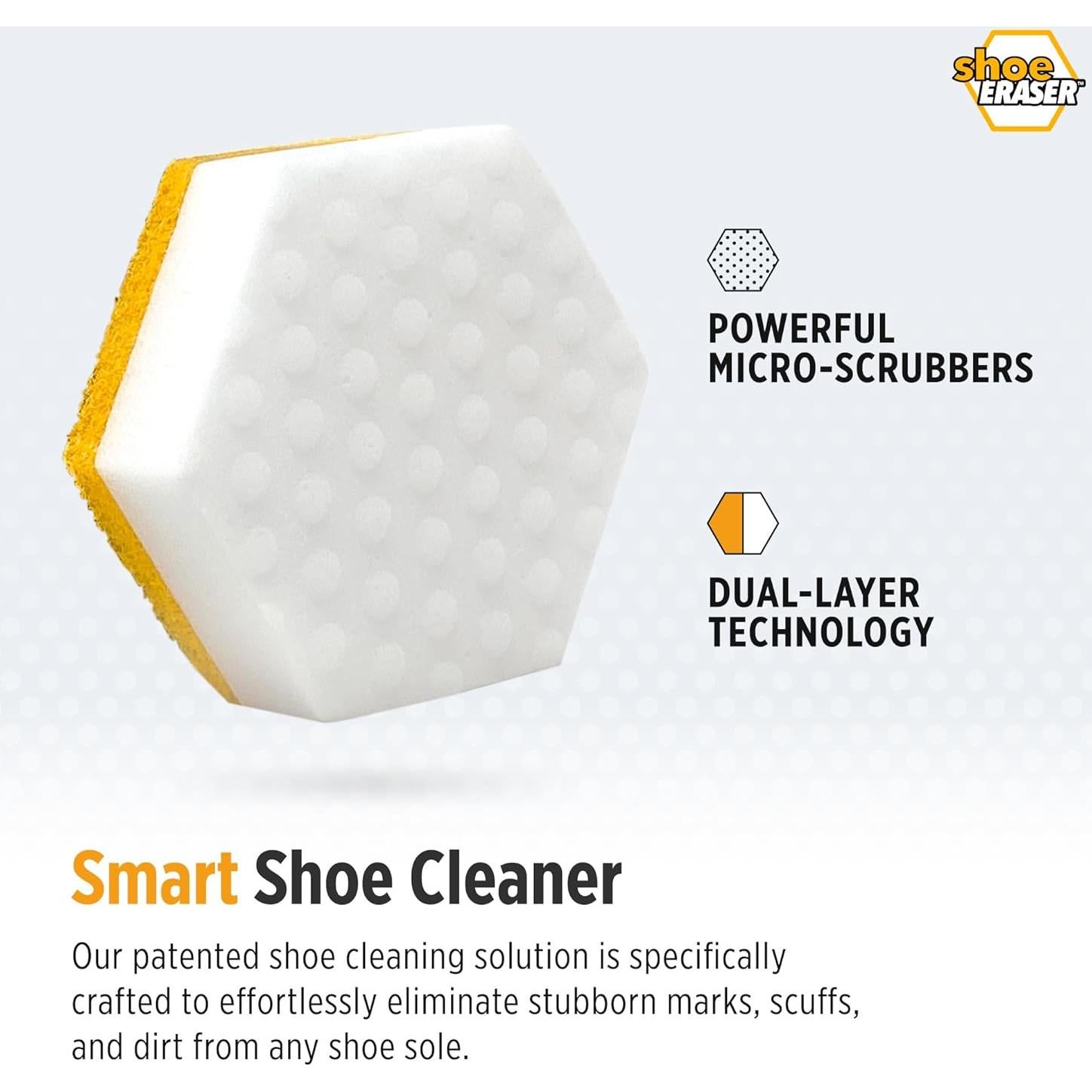 Limpiador de Zapatillas Shoe Eraser - Esponja Doble Cara 1 Unidad