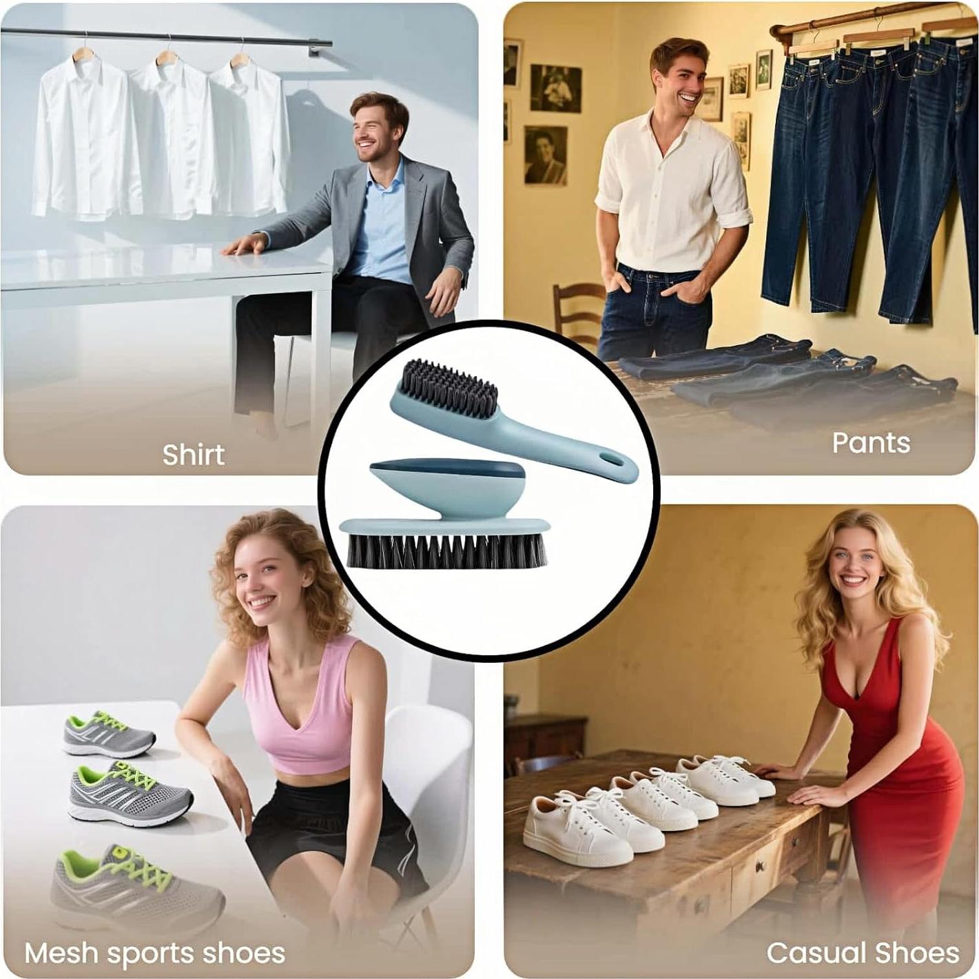 Juego de Cepillos de Limpieza RyanDesign - 2 Piezas Ergonómicos