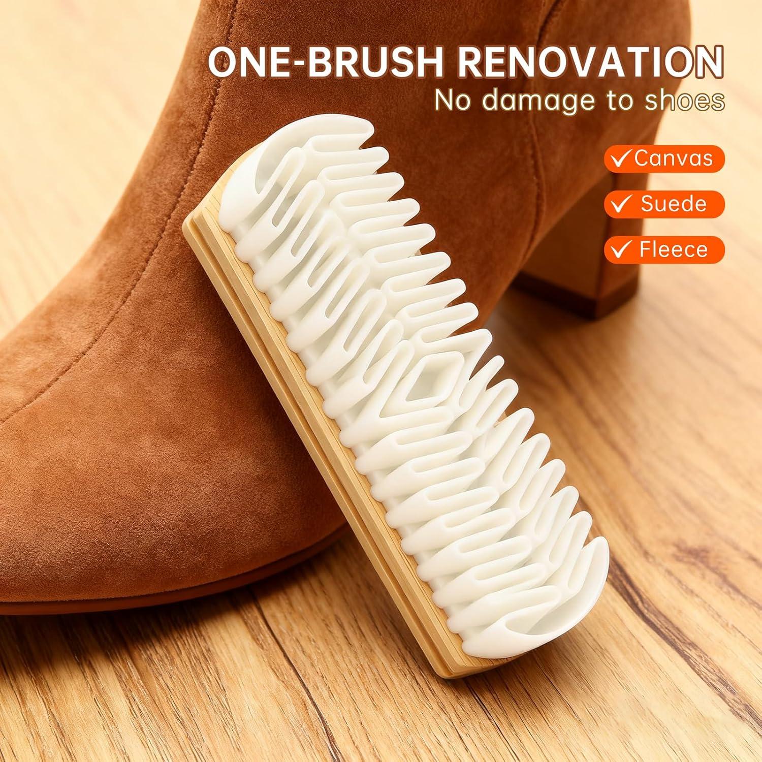 Juego de Cepillo y Borrador de Ante Tydlig - Limpieza para Zapatos y Bolsos