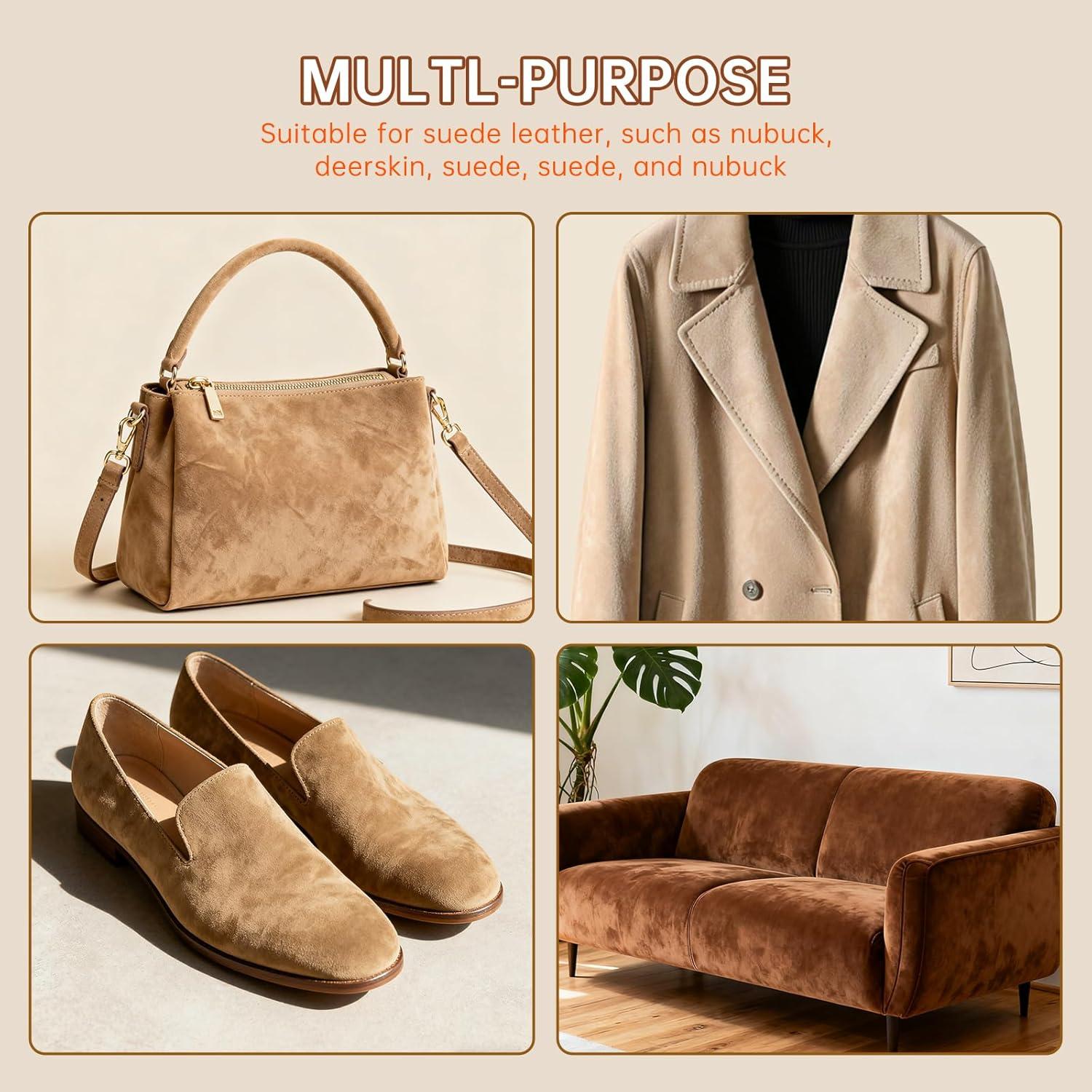 Juego de Cepillo y Borrador de Ante Tydlig - Limpieza para Zapatos y Bolsos