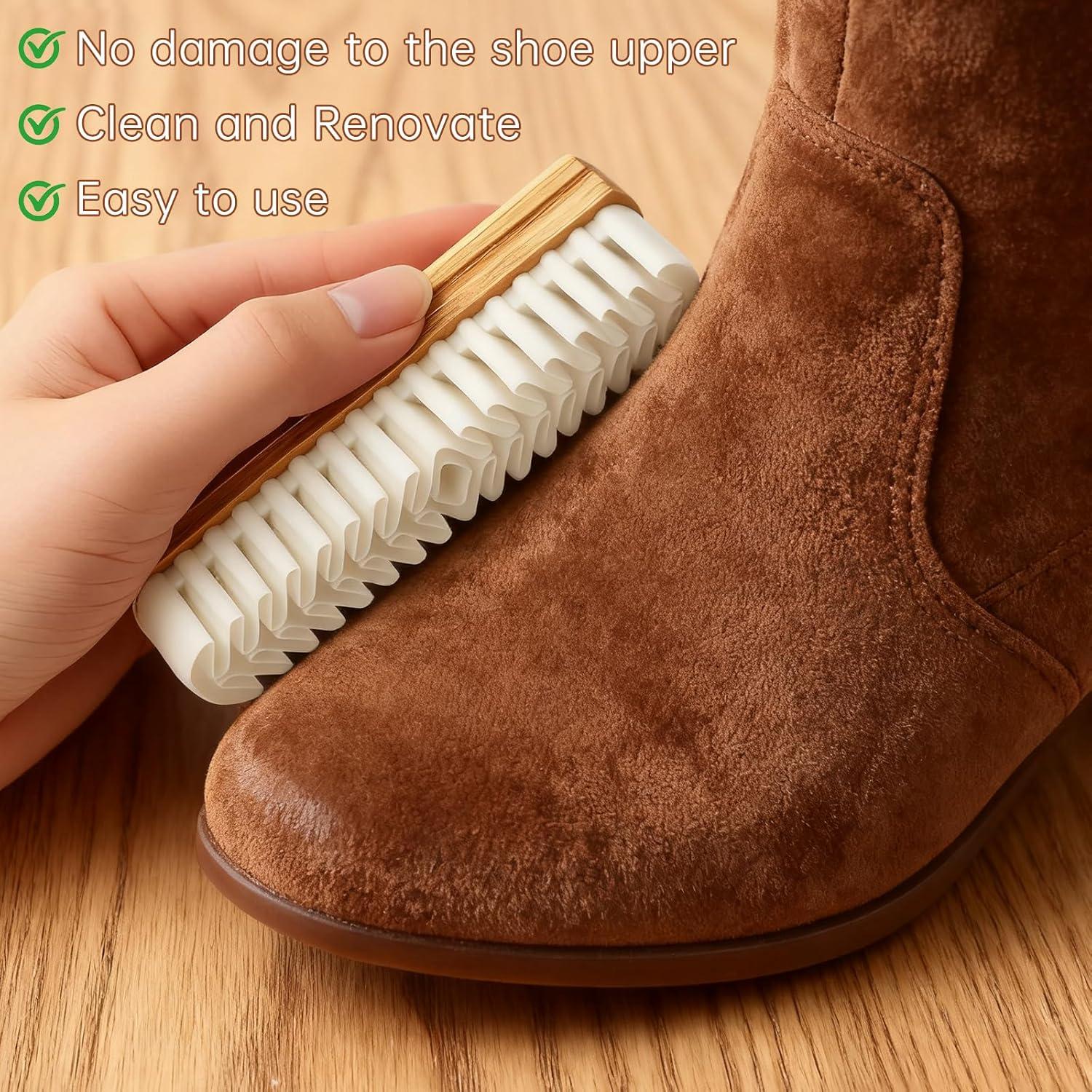 Juego de Cepillo y Borrador de Ante Tydlig - Limpieza para Zapatos y Bolsos