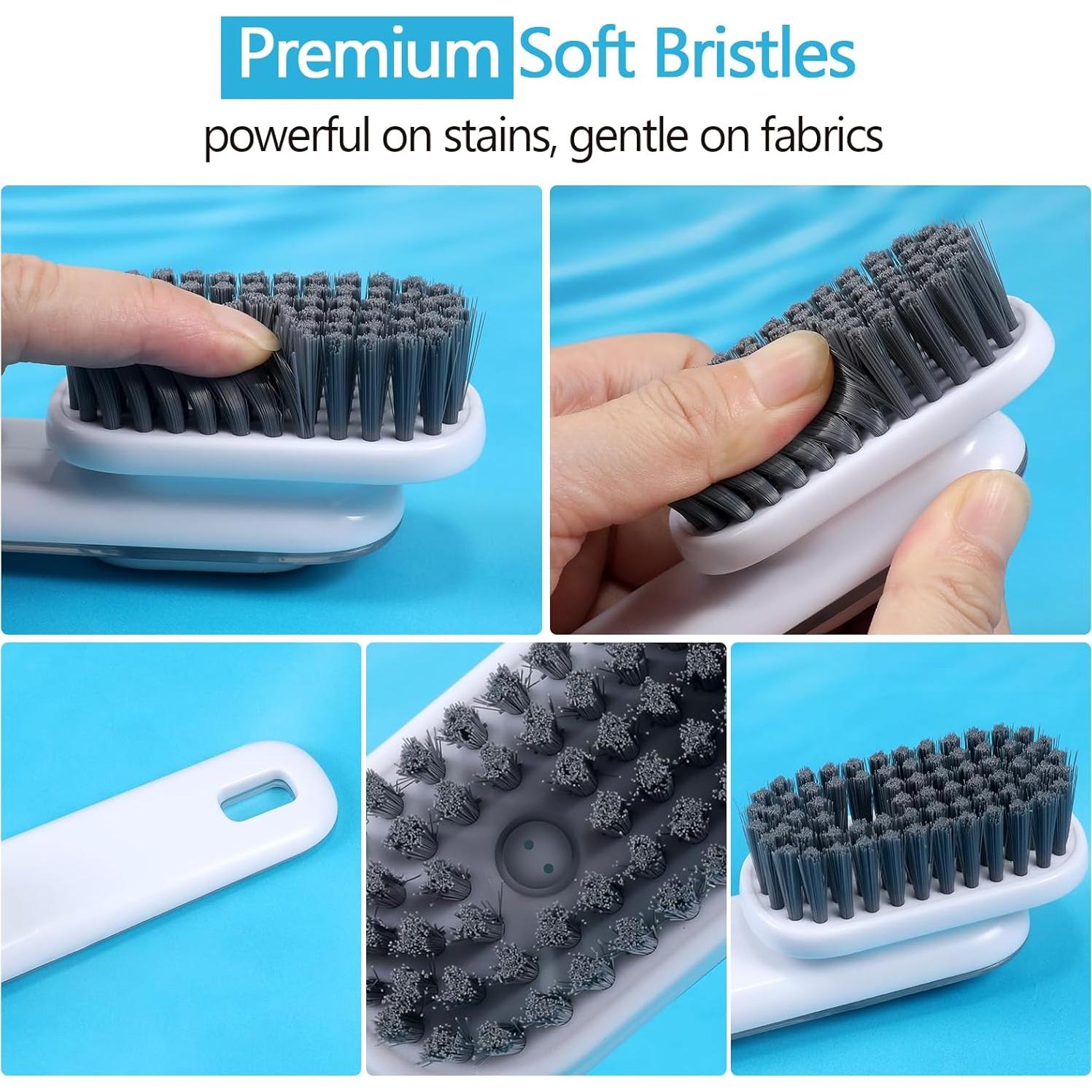 Cepillo de limpieza para zapatos SHENMENG con dispensador