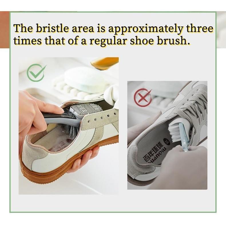 Cepillo Limpiador de Zapatos Katotey - Mango Largo y Suave