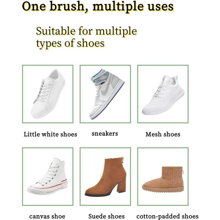 Cepillo Limpiador de Zapatos Katotey - Mango Largo y Suave