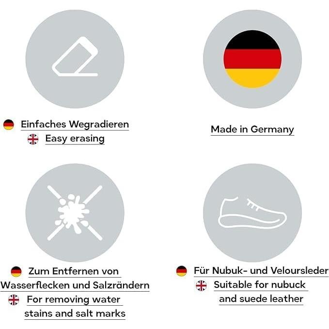 Borrador Kaps Premium para Nubuck y Gamuza - 1 Unidad