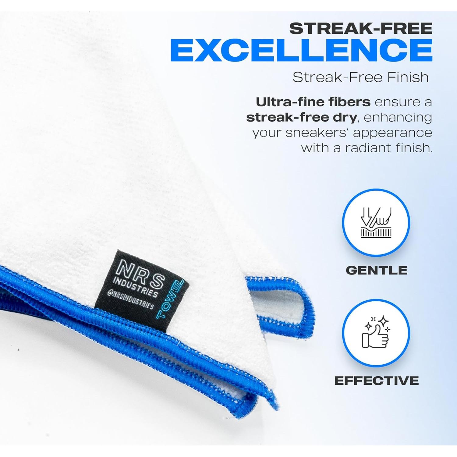 Paño de limpieza de zapatos NRS Industries microfibra 10x7.6cm