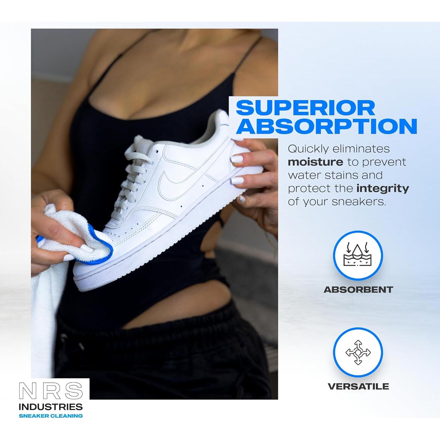 Paño de limpieza de zapatos NRS Industries microfibra 10x7.6cm