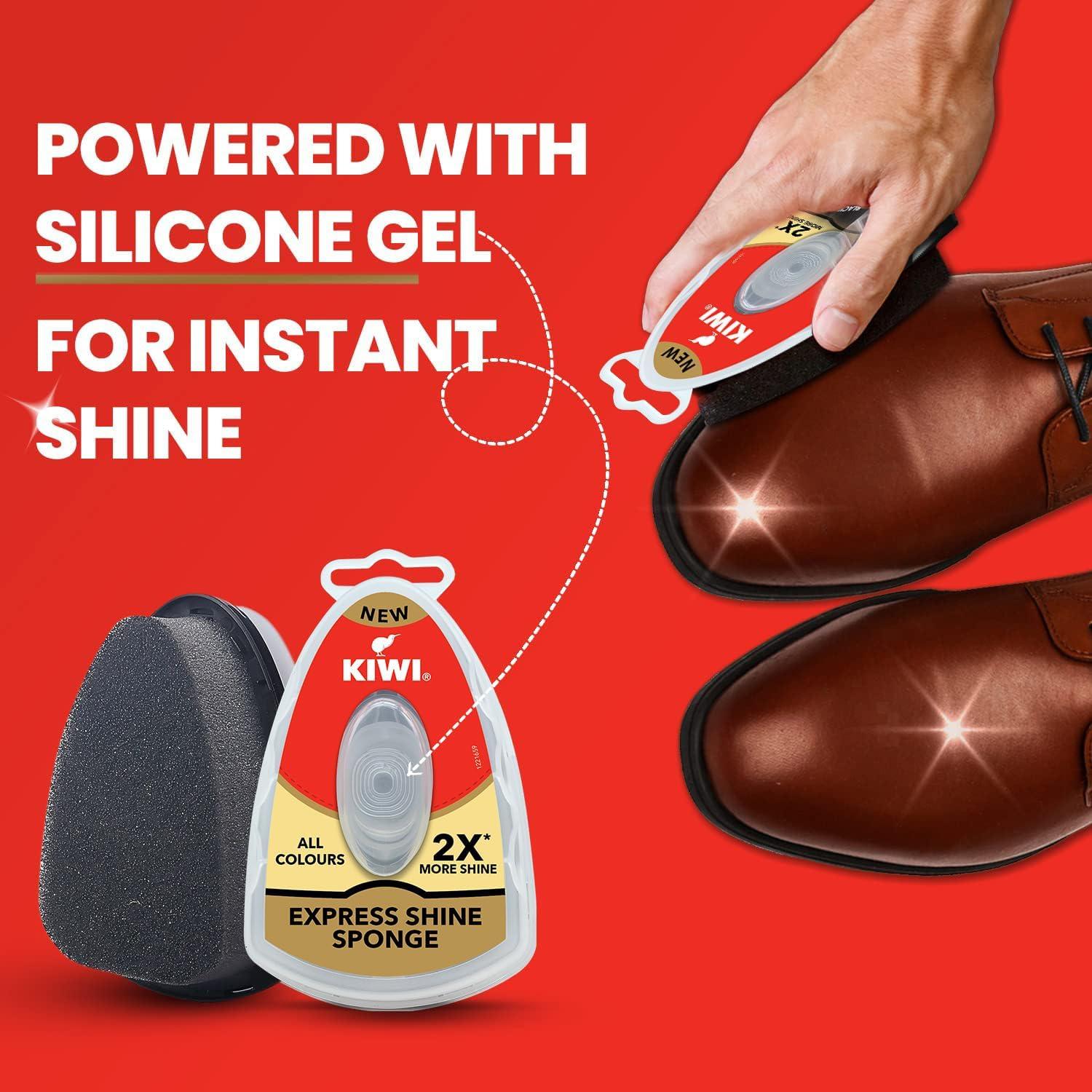 Esponja Brillo Expreso KIWI para Calzado 5ml Cera Cuero