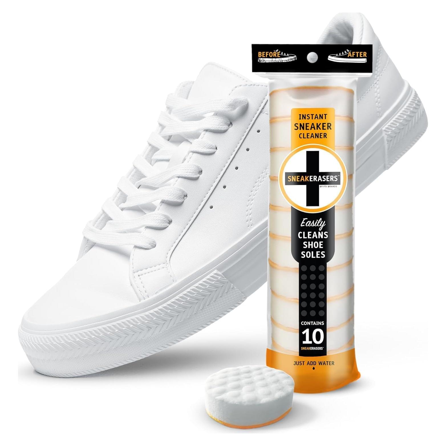 Limpiador de Zapatos SneakERASERS - Esponja Doble Cara 20 Unidades