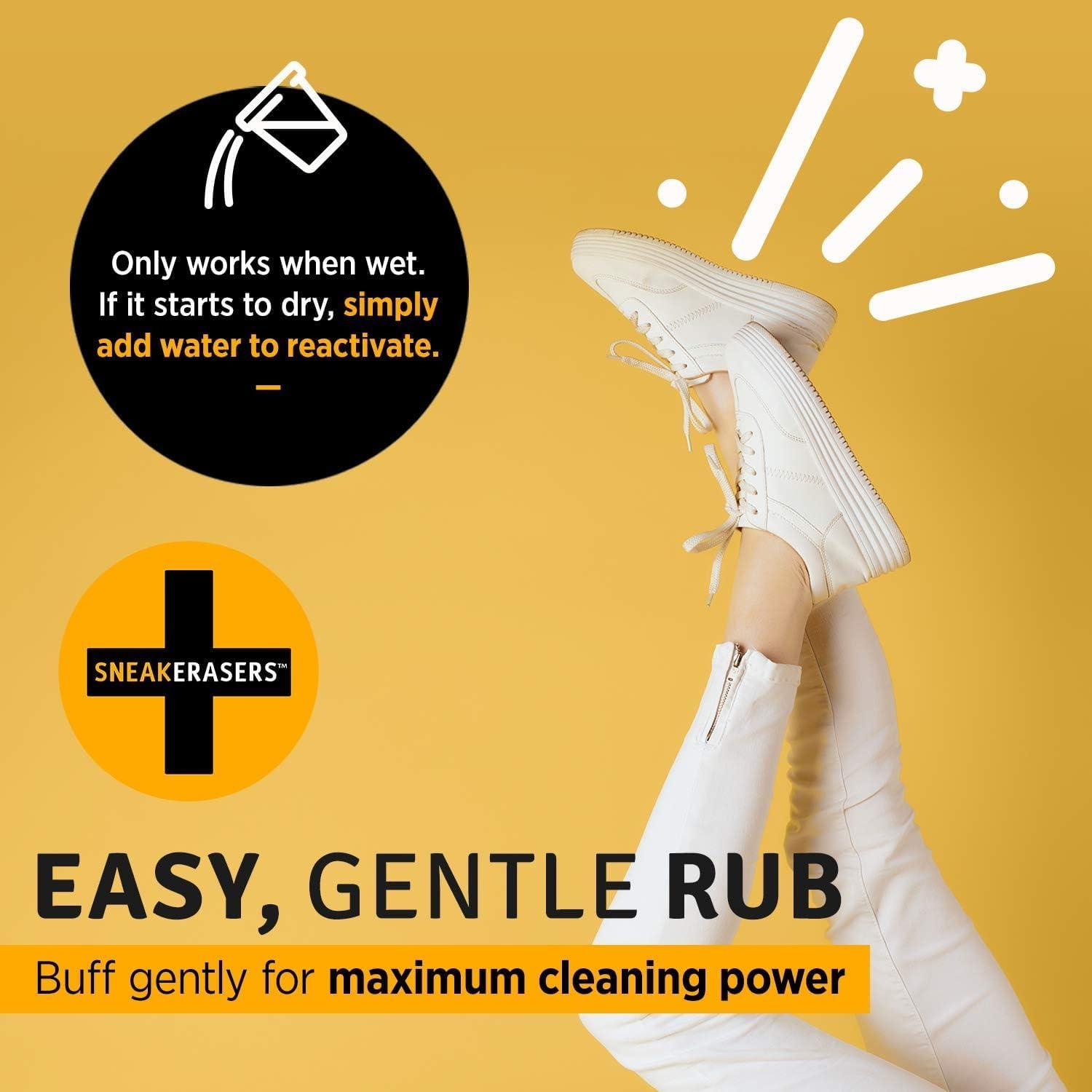 Limpiador de Zapatos SneakERASERS - Esponja Doble Cara 20 Unidades