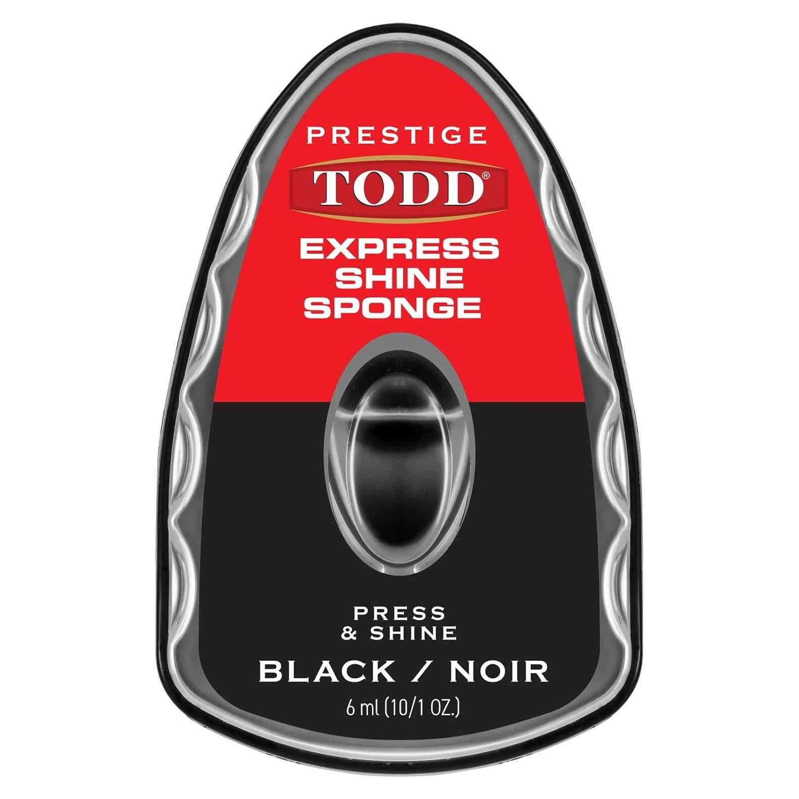 Esponja Pulidora de Calzado TODD Prestige Negro 6 ml