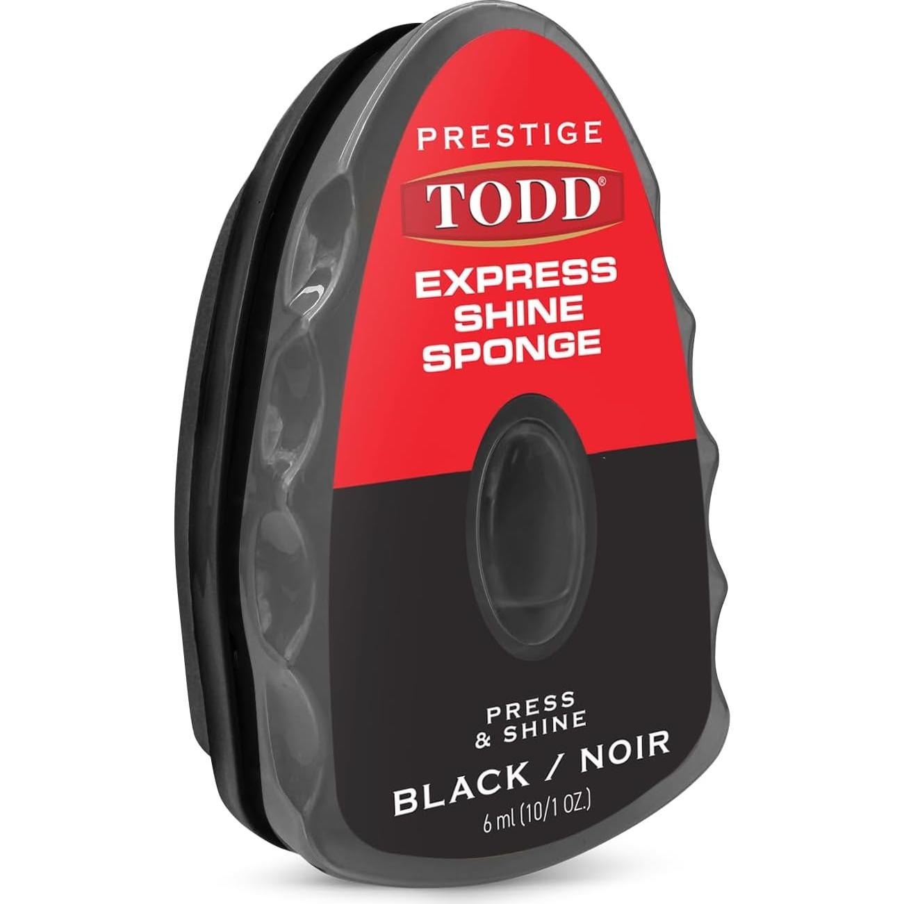Esponja Pulidora de Calzado TODD Prestige Negro 6 ml