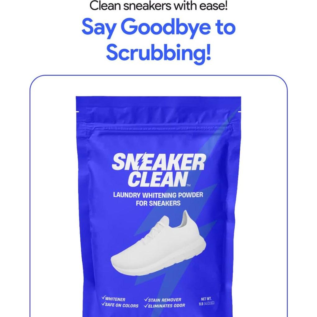 Kit de Limpieza de Zapatillas Sneaky16 - Polvo Desodorante 450g