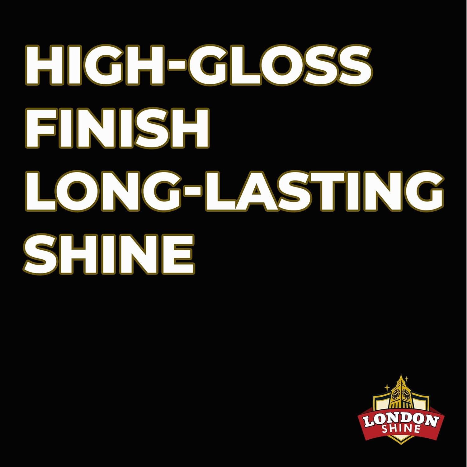 Pulimento de Zapatos Líquido Negro Brillo Instantáneo 100ml