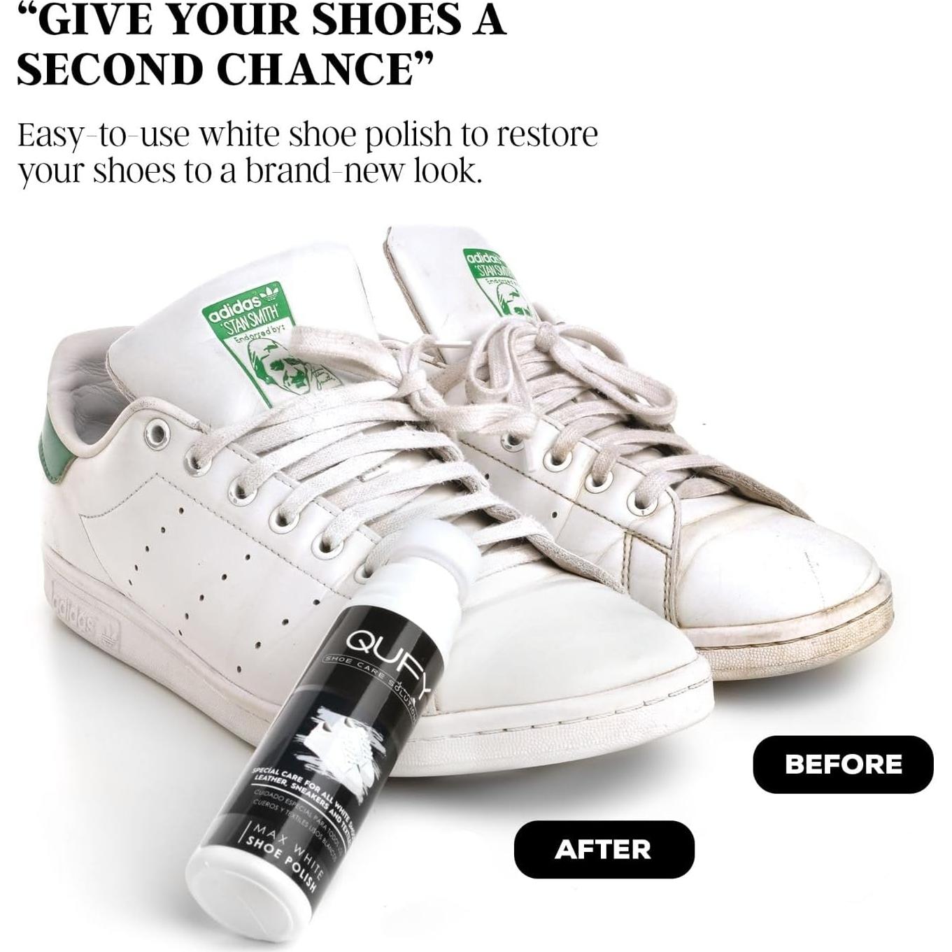 Cera Blanqueadora para Zapatos QUFY 75 ml - Cuero y Textiles