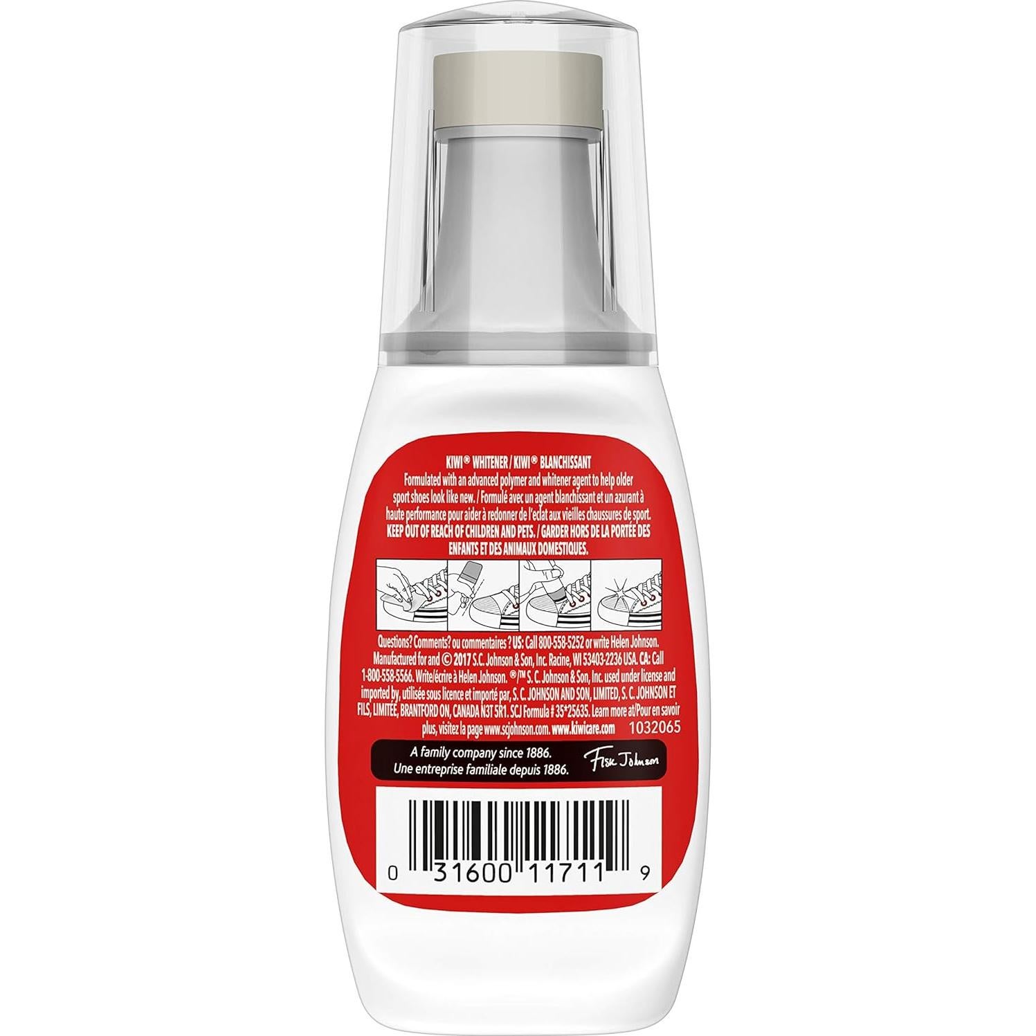 Blanqueador de Zapatos Kiwi 74 ML - Fórmula Avanzada