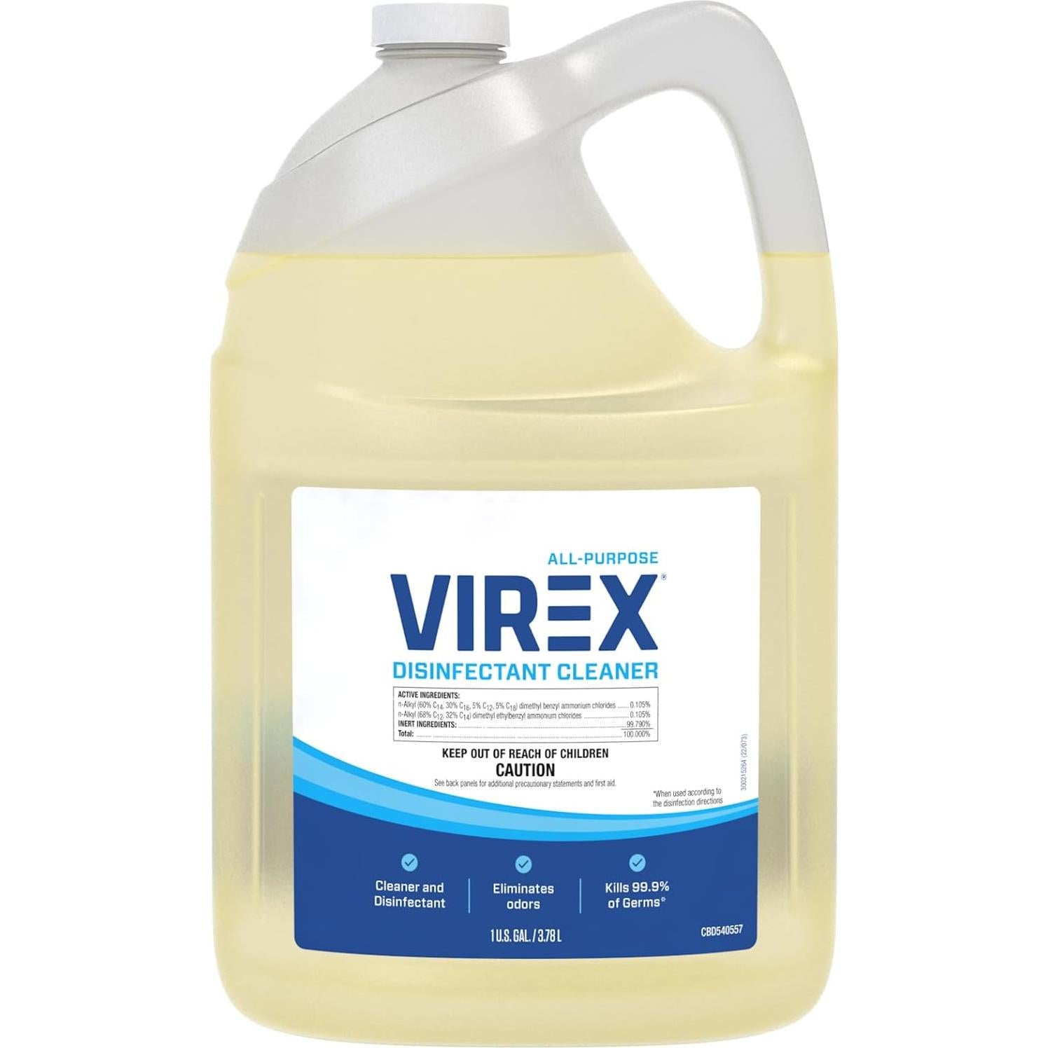 VIREX Limpiador Desinfectante Multiusos 3.78L - Aroma Limón