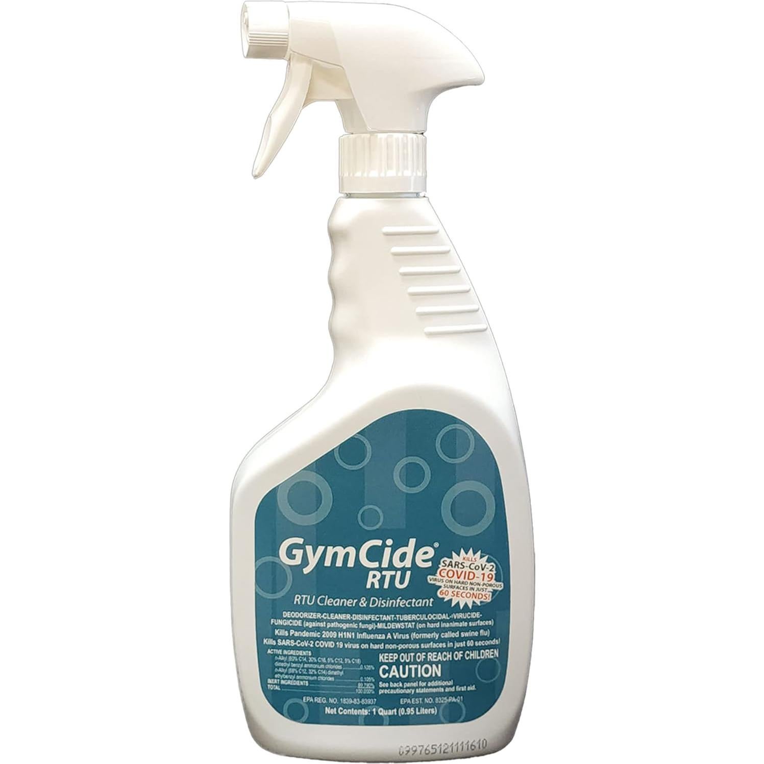 Desinfectante GymCide 3.78L + 2 Botellas 0.95L para Gimnasios