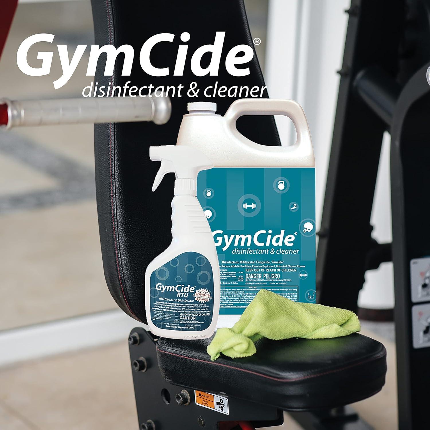 Desinfectante GymCide 3.78L + 2 Botellas 0.95L para Gimnasios