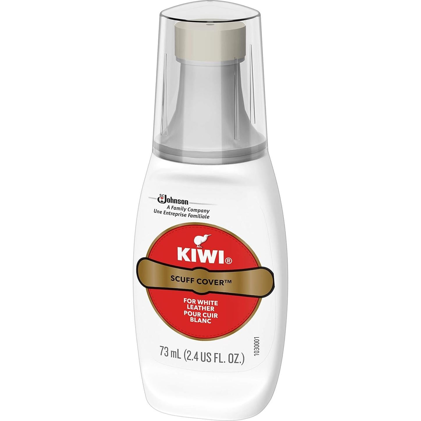 Cubierta para Rasguños KIWI 68 ml - Brillo Natural para Cuero Blanco