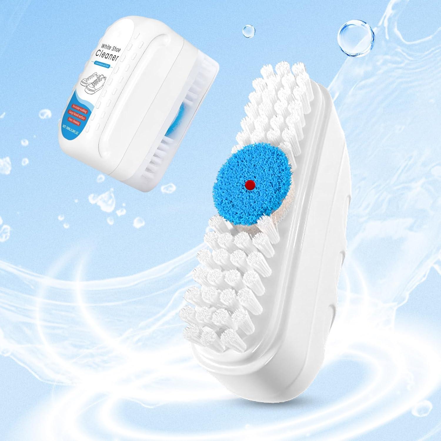 Kit Limpiador de Zapatos 100ML Sin Agua con Cepillo Ancho