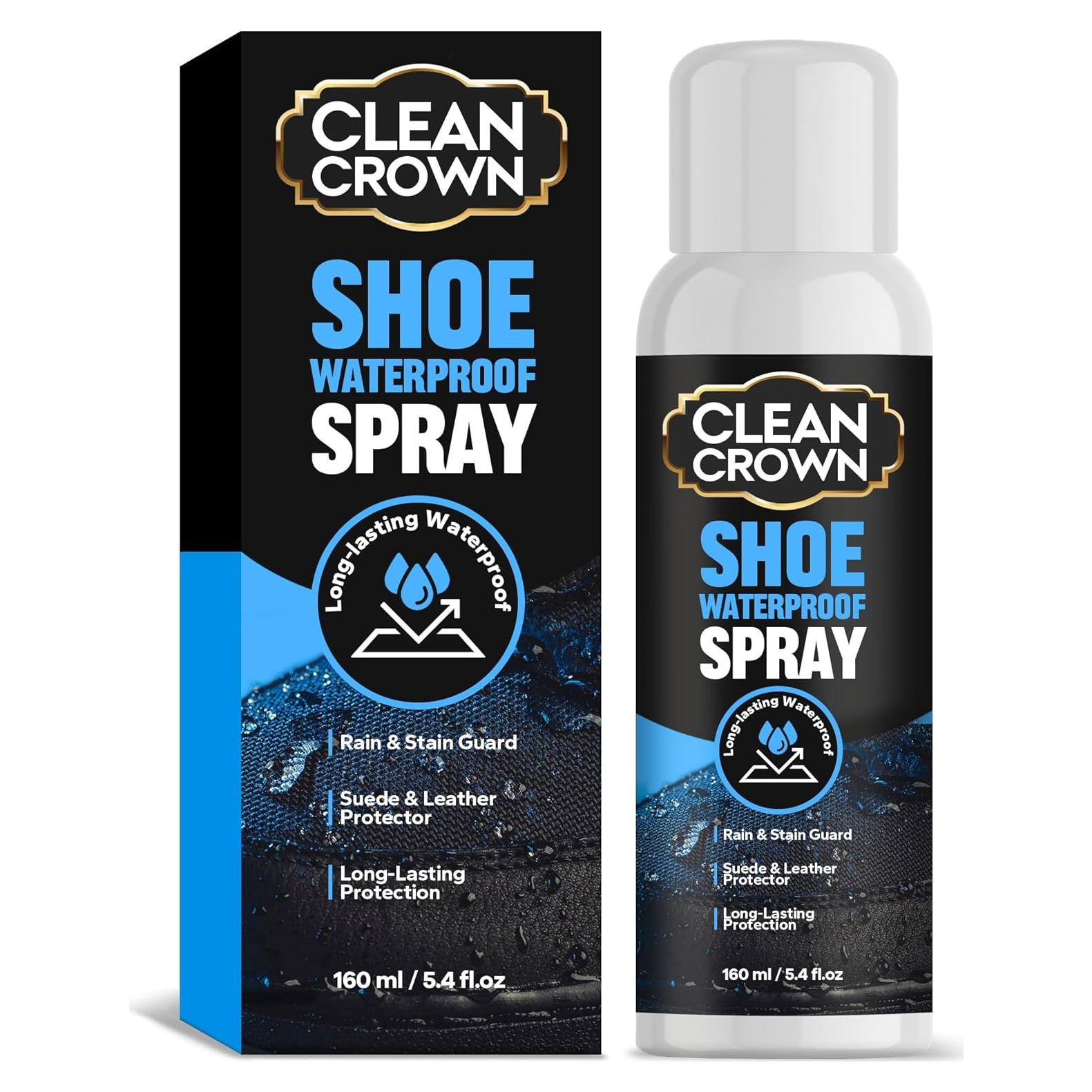 Spray Protector CleanCrown 160 ml - Impermeabilizante para Zapatos y Cuero