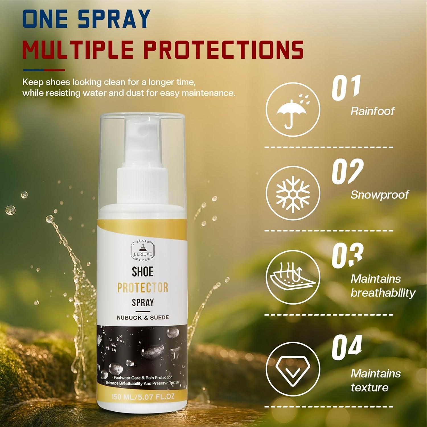 Spray Protector Impermeable Beriove 150ml para Ante y Nubuck