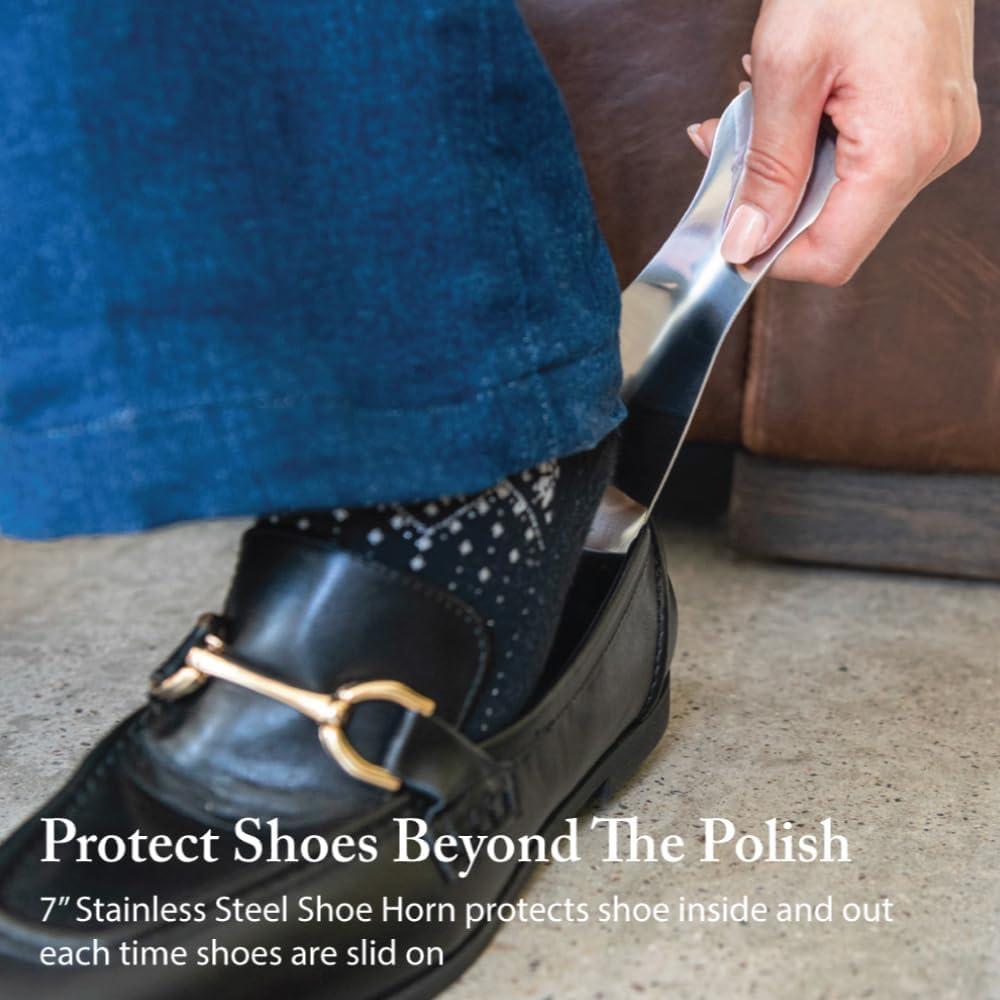 Kit de Cuidado de Zapatos FootFitter Ultimate - Cepillos y Accesorios