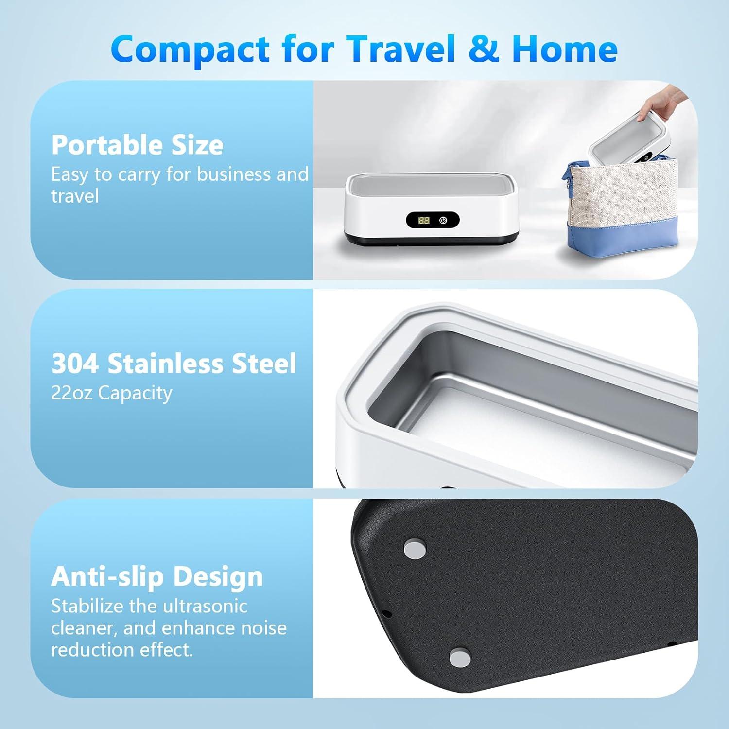 Limpiador Ultrasónico PKBD 2025 650ml 50kHz 5 Modos