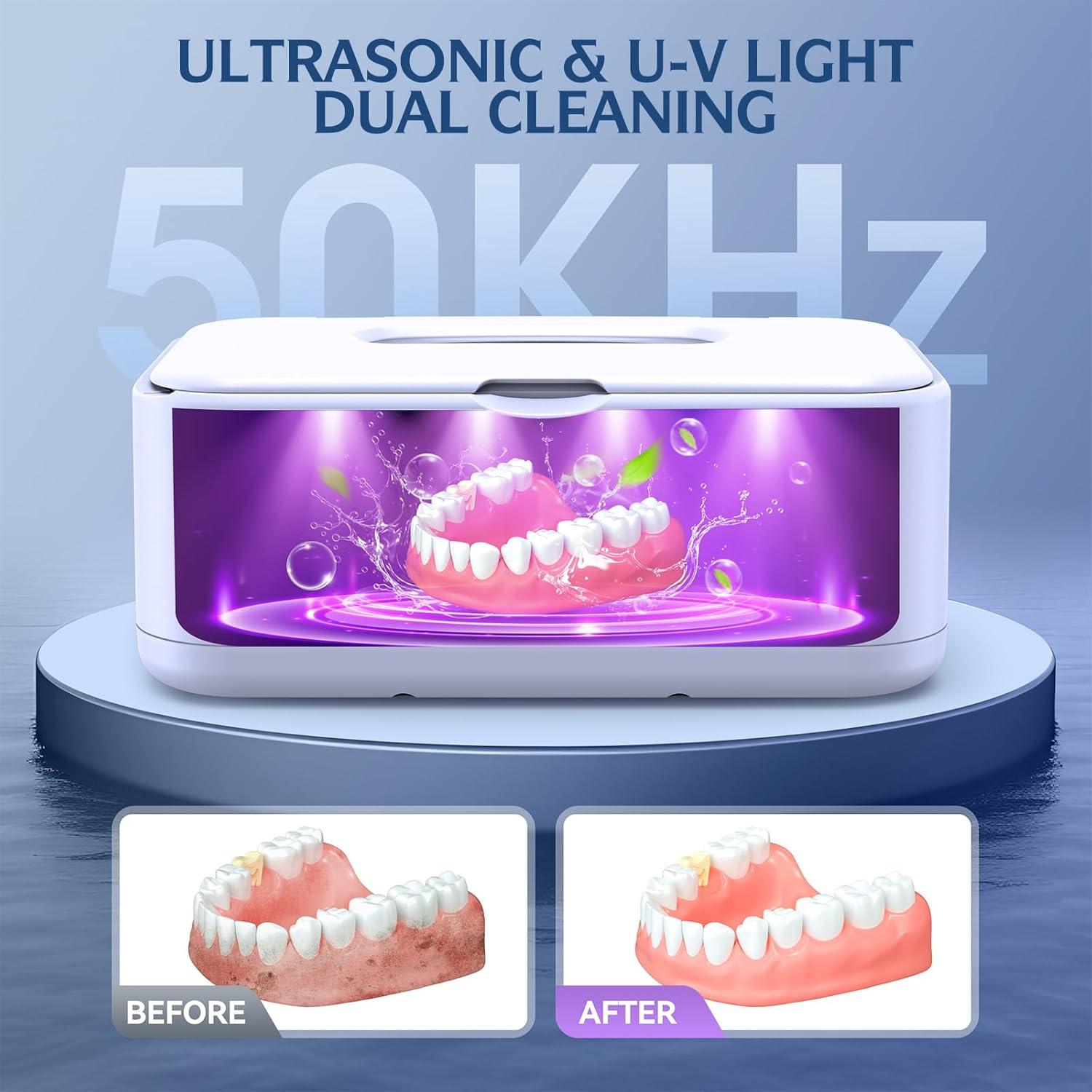 Limpiador Ultrasónico de Joyas TEBAL 50kHz Acero Inoxidable