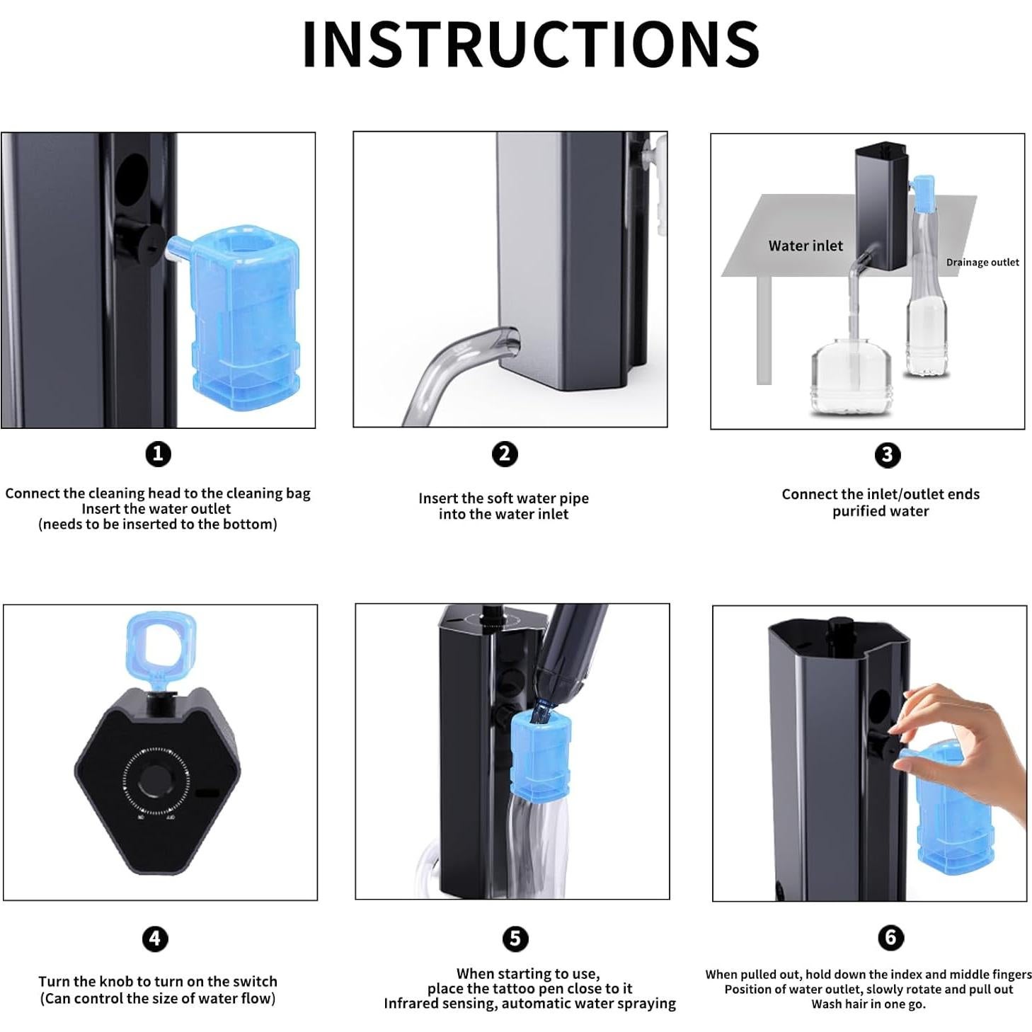 Máquina de Limpieza Automática de Agujas de Tatuaje NBTA2