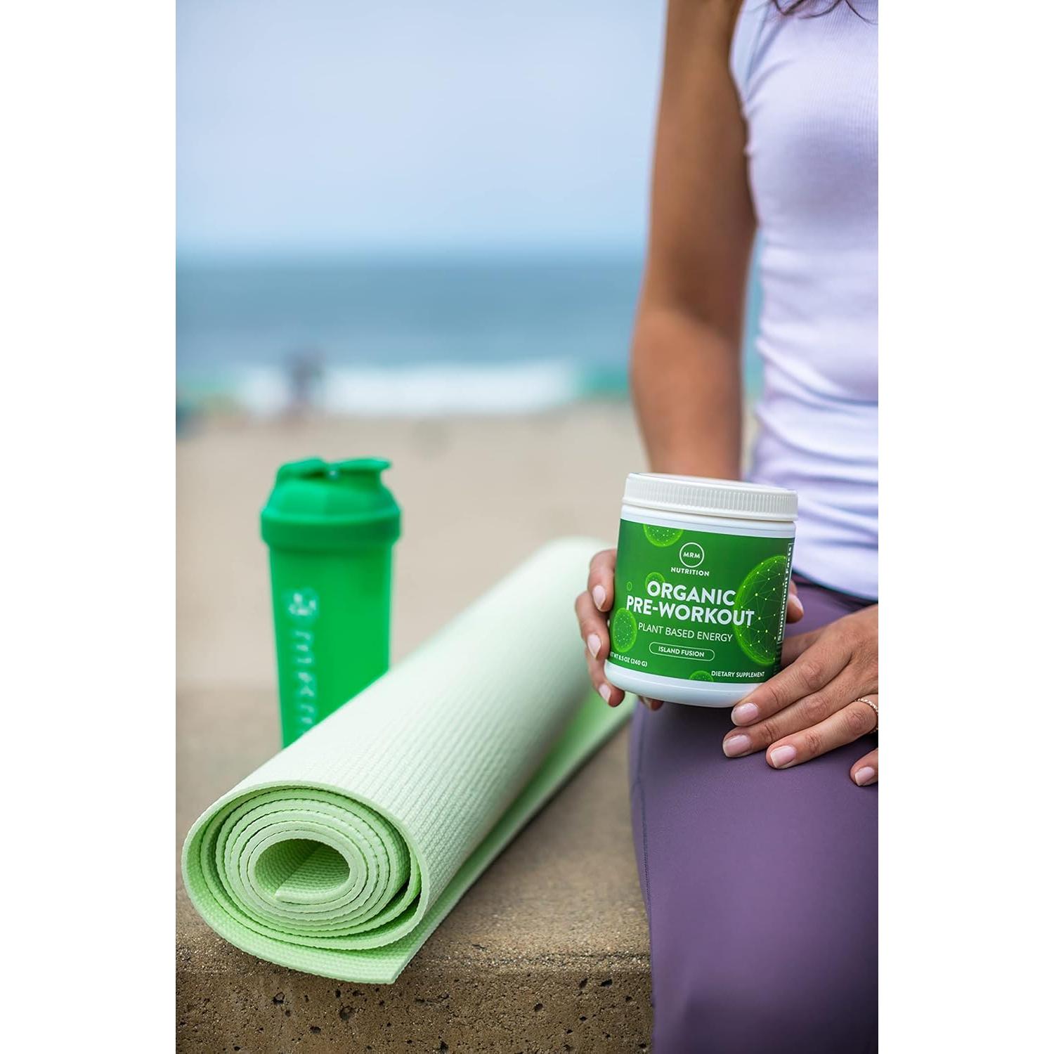 Polvo Pre-Entrenamiento Orgánico MRM Nutrition Cereza Negra 20 Porciones