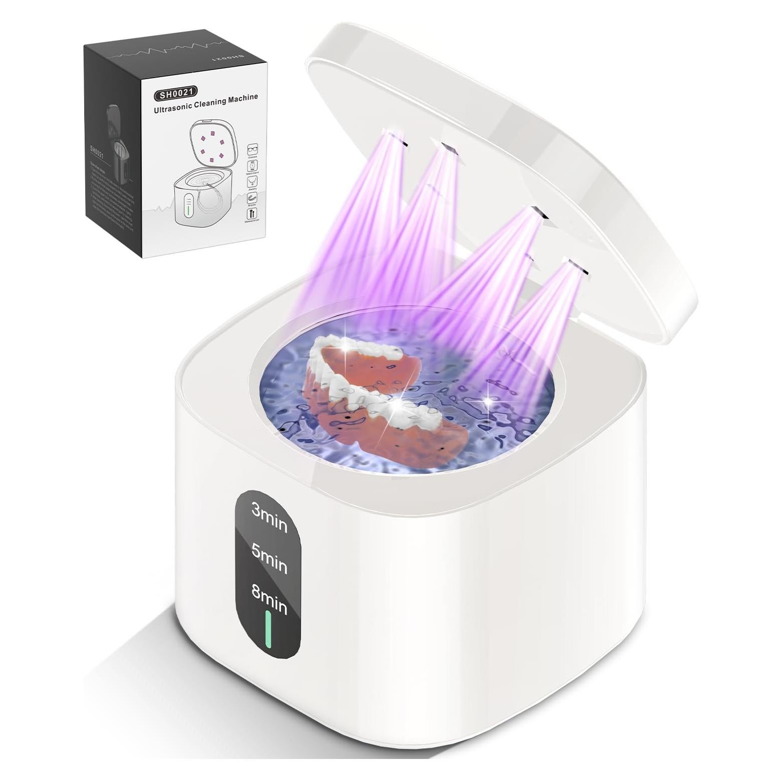 Limpiadora Ultrasónica de Retenedores 200ML 45kHz Likjhbn