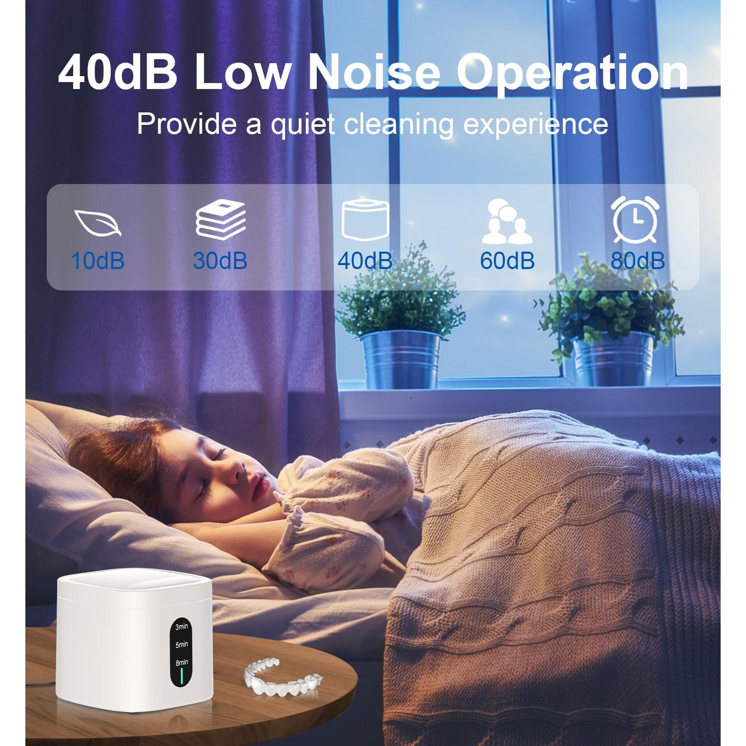 Limpiadora Ultrasónica de Retenedores 200ML 45kHz Likjhbn