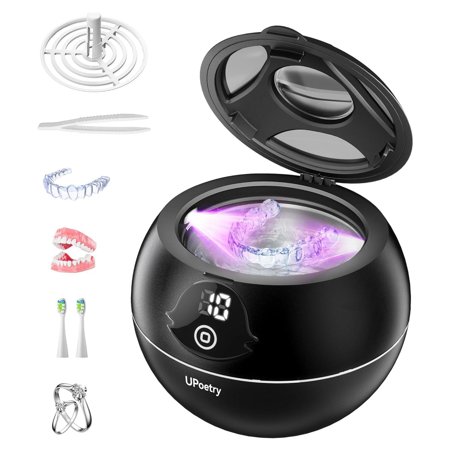 Limpiador Ultrasónico UPoetry 200ML con 4 Modos y Temporizador