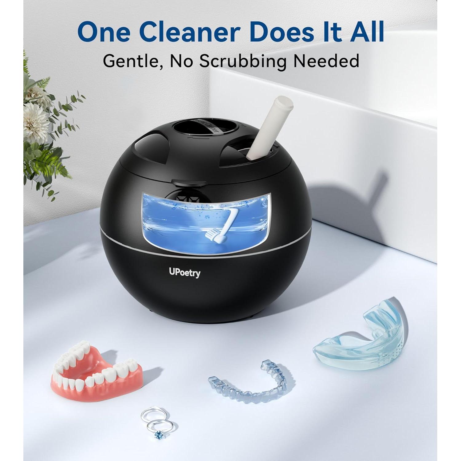 Limpiador Ultrasónico UPoetry 200ML con 4 Modos y Temporizador