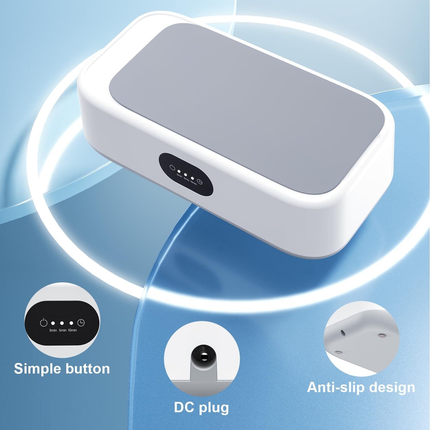 Limpiador Ultrasónico de Joyería TEBAL 48W 49kHz