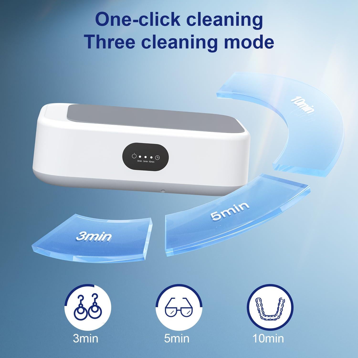 Limpiador Ultrasónico de Joyería TEBAL 48W 49kHz