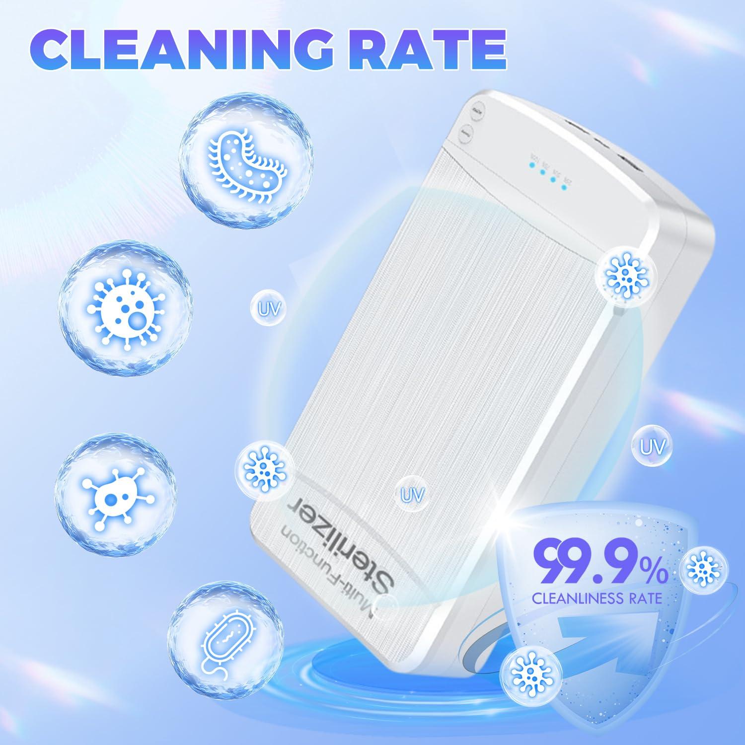 Limpiadora de Uñas TAKIYA USB con Luz Azul, Portátil