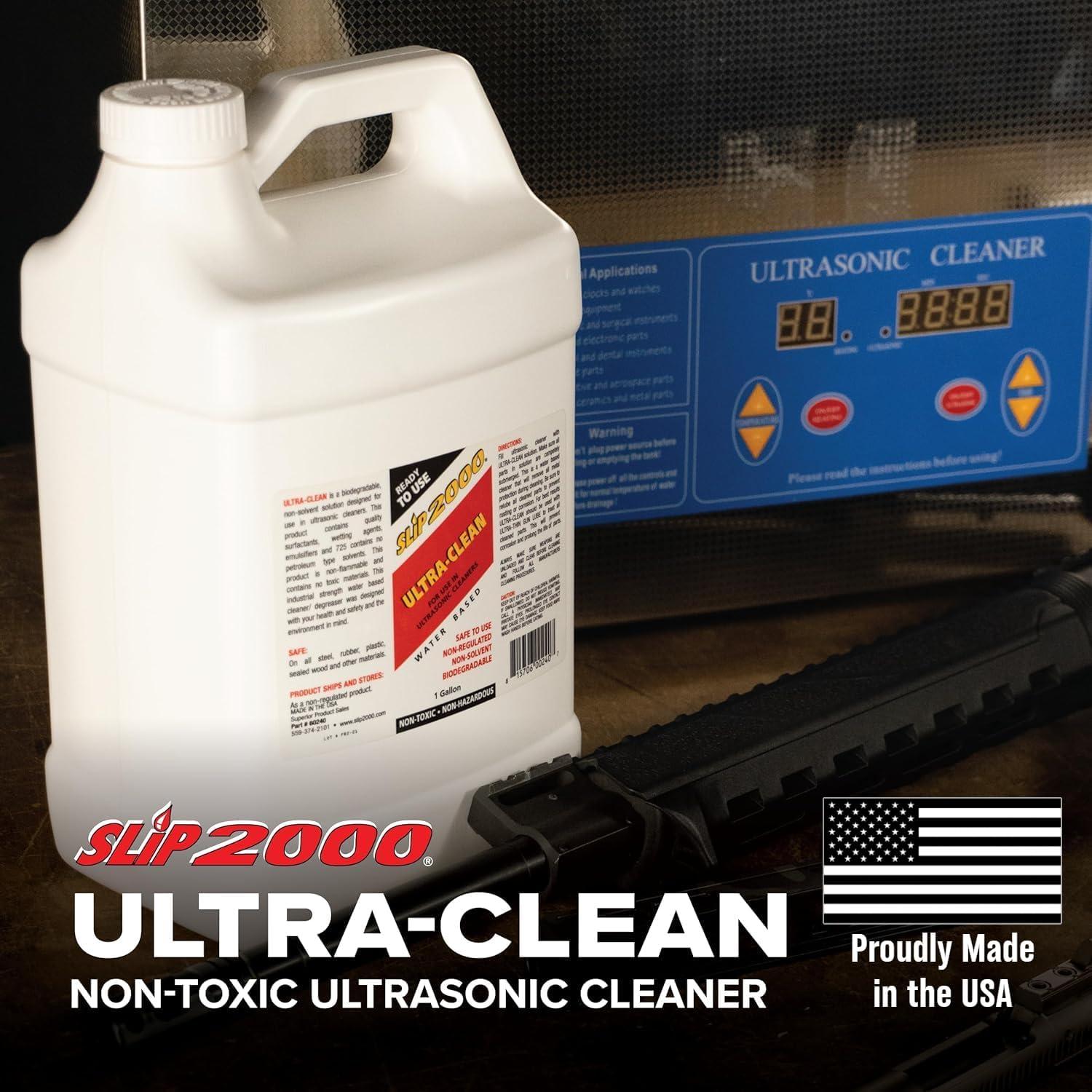 Limpiador Ultrasonico Slip 2000 3.78L No Tóxico para Armas