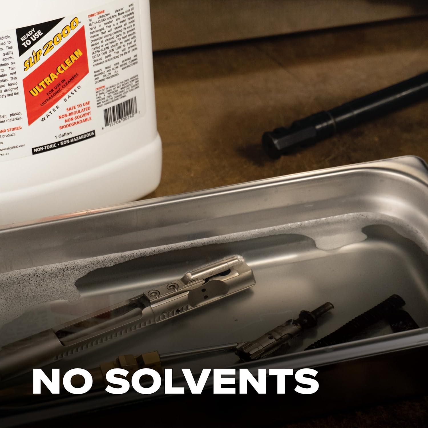 Limpiador Ultrasonico Slip 2000 3.78L No Tóxico para Armas