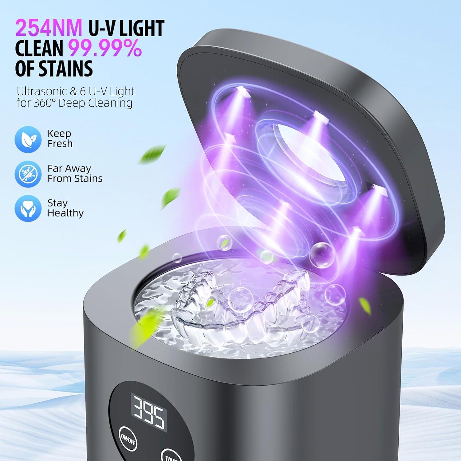 Limpiador Ultrasónico de Retenedores TEBAL 250ml Negro