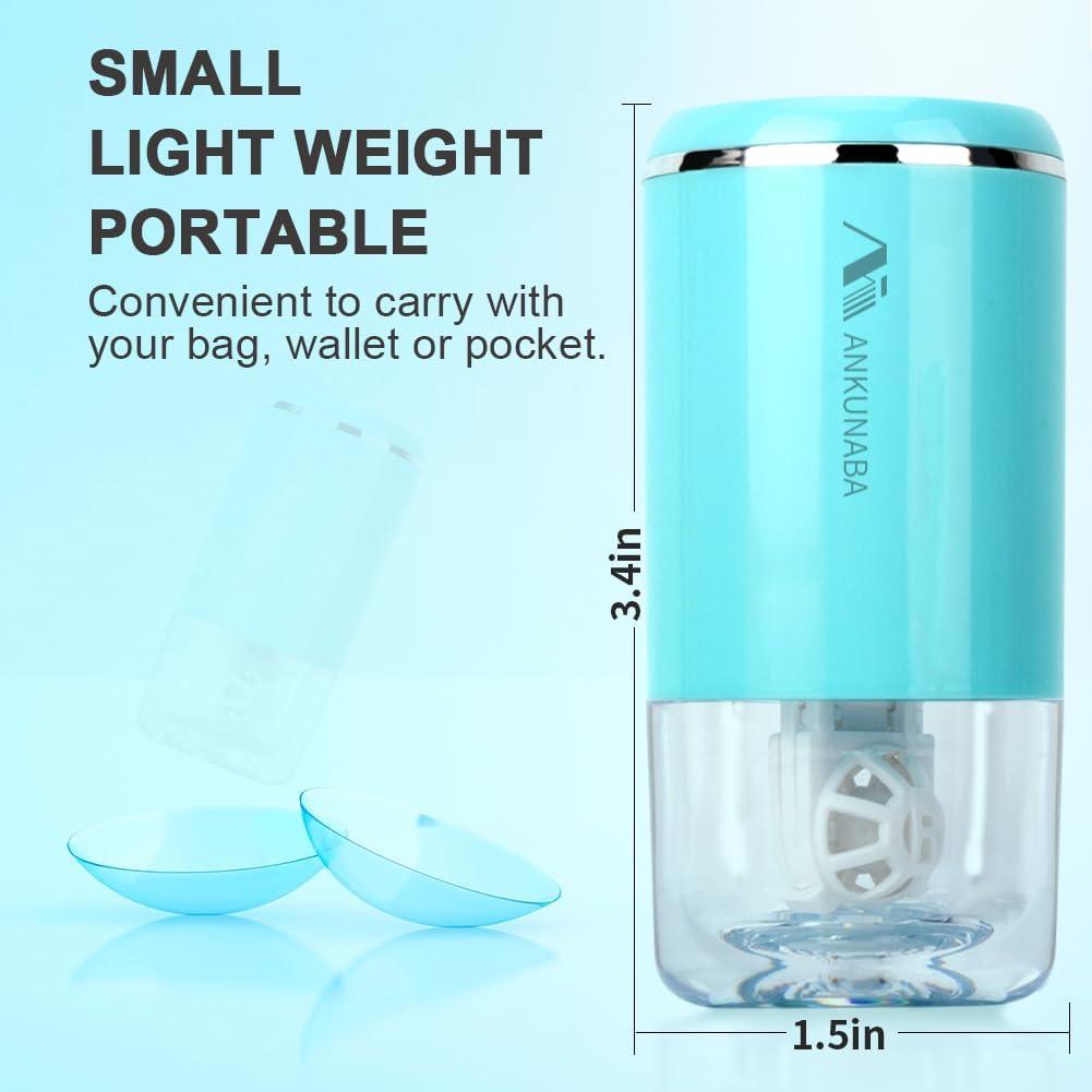 Limpiador de Lentes de Contacto ANKUNABA Portátil USB Azul