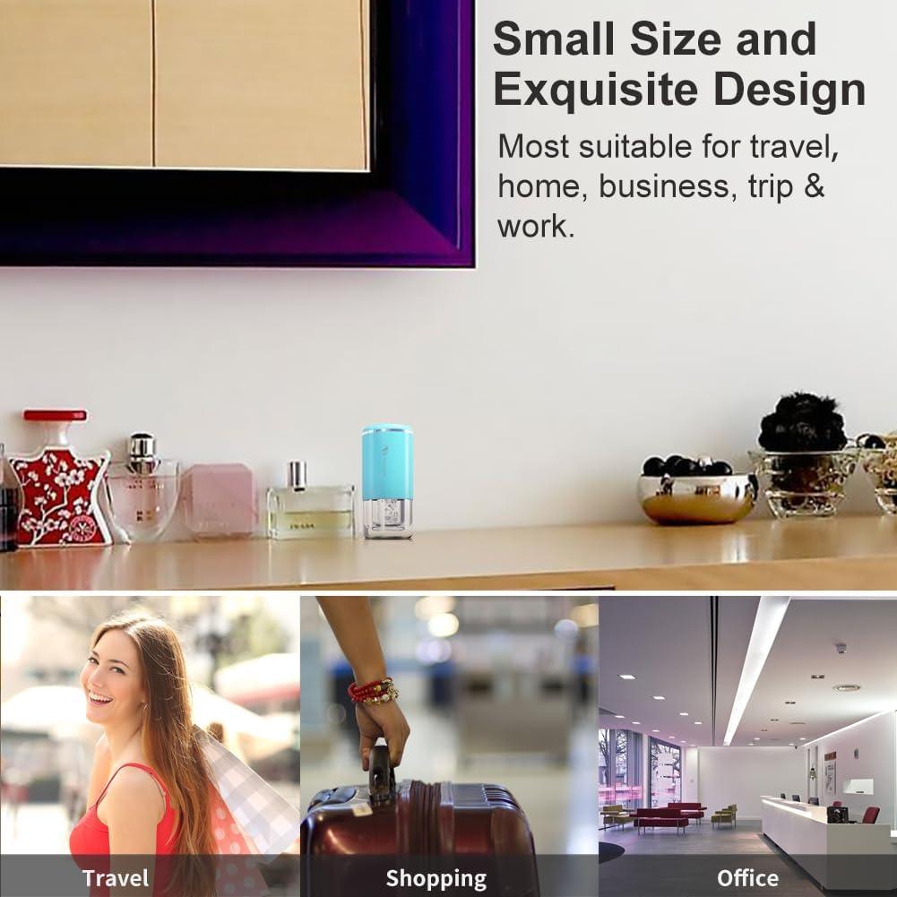 Limpiador de Lentes de Contacto ANKUNABA Portátil USB Azul