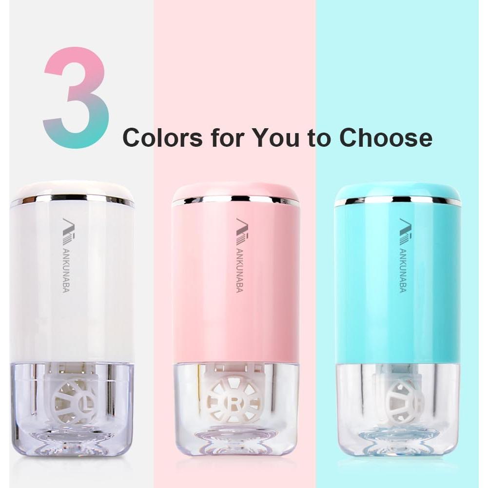 Limpiador de Lentes de Contacto ANKUNABA Portátil USB Azul