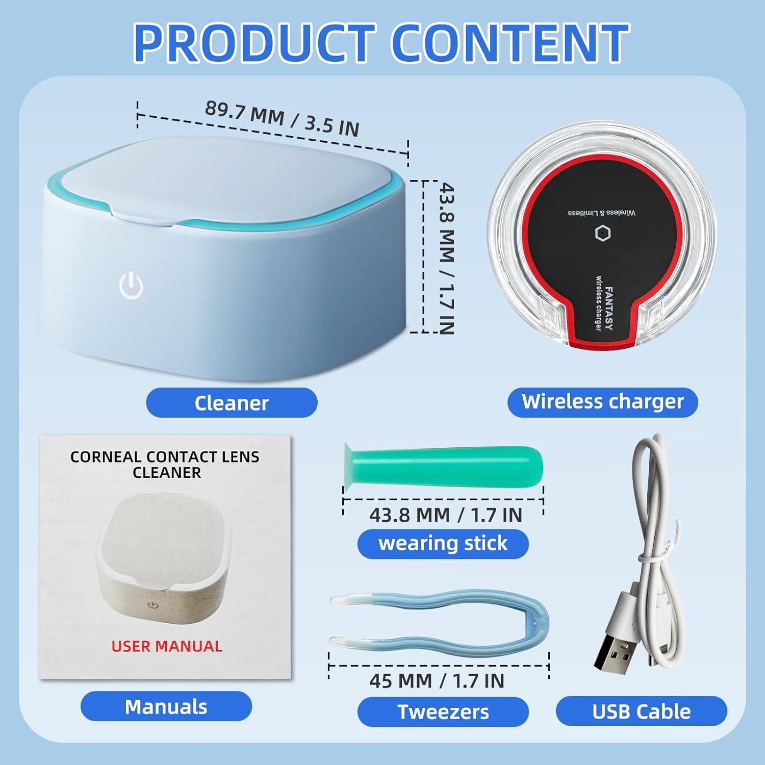 Limpiador Ultrasónico de Lentes de Contacto UpaClaire YXDY