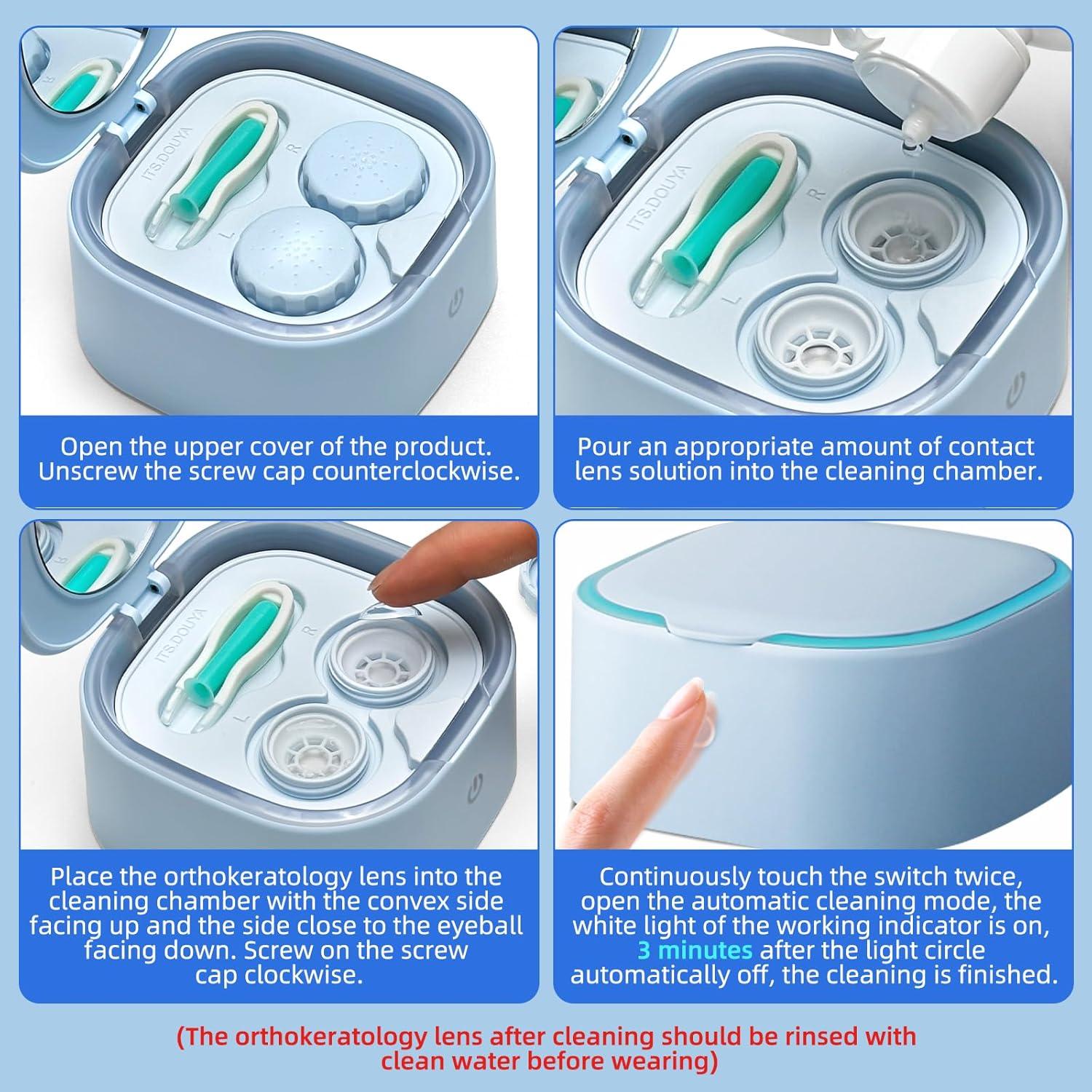 Limpiador Ultrasónico de Lentes de Contacto UpaClaire YXDY